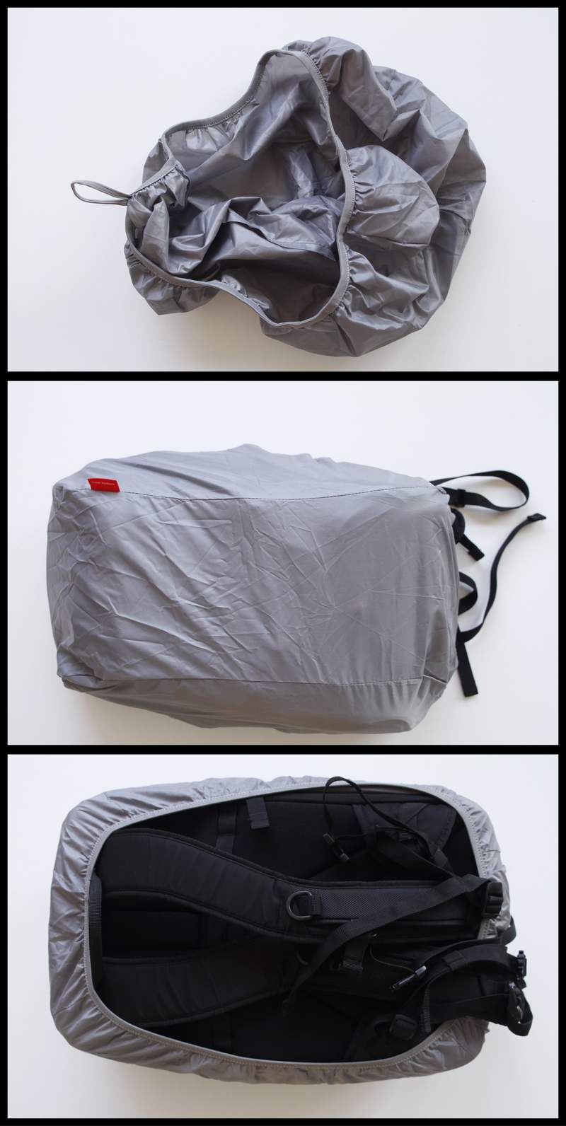 Le sac à dos photo Manfrotto Travel Backpack et sa housse de protection, Ph. Moctar KANE.
