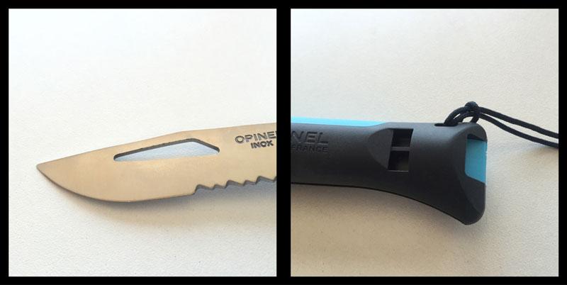 Le couteau Opinel N°8 Outdoor, avec son démailleur et son sifflet, 2015, Ph. Moctar KANE.