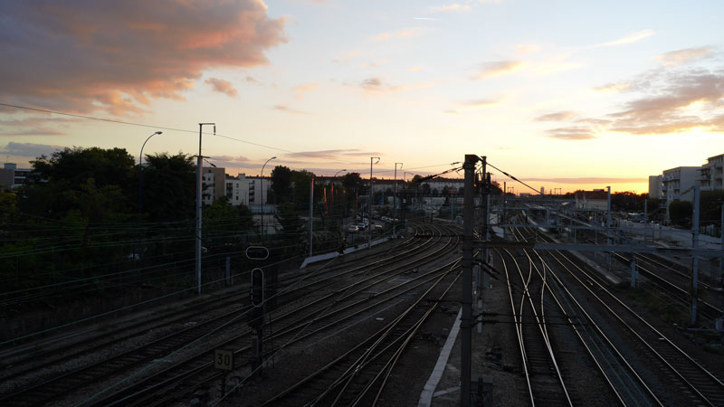 Gare du Bourget, Le Bourget, 2015, Ph. M. KANE. Photo prise avec le smartphone Panasonic Lumix DMC-CM1.