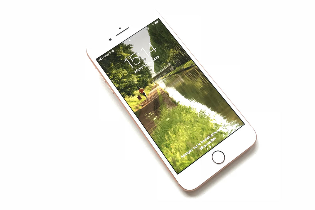 Le smartphone à double capteur optique Apple iPhone 8 Plus, 2017, Ph. Moctar KANE.