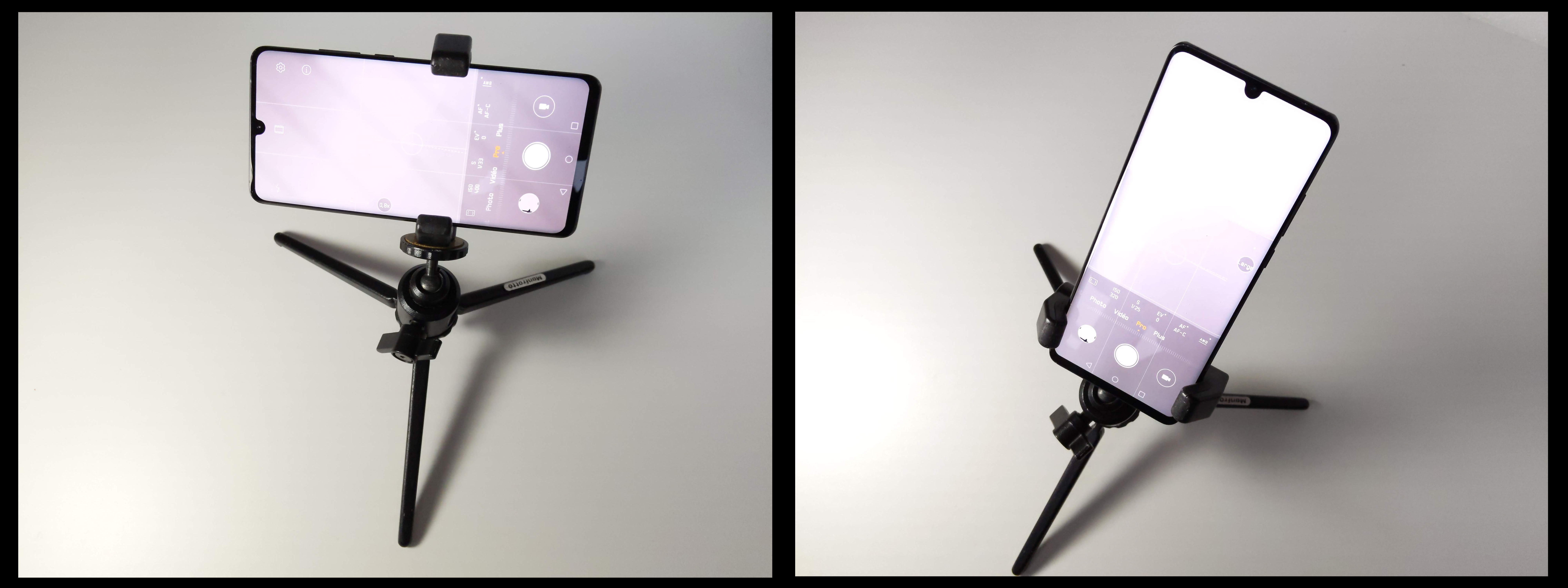 Grip Studio Neat Glif pour smartphone en position paysage et portrait, 2019, Ph. Moctar KANE.