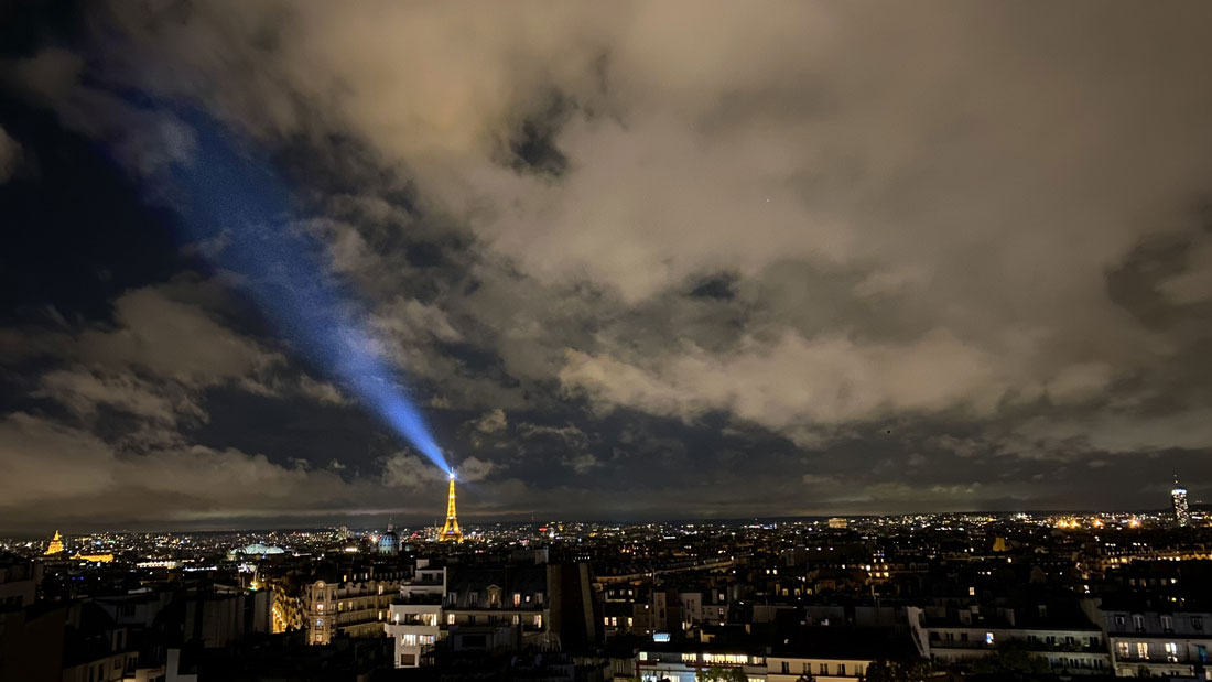 La Tour Eiffel, photographiée avec l'iPhone 11 Pro Max, Paris, 2019, Ph. Moctar KANE.