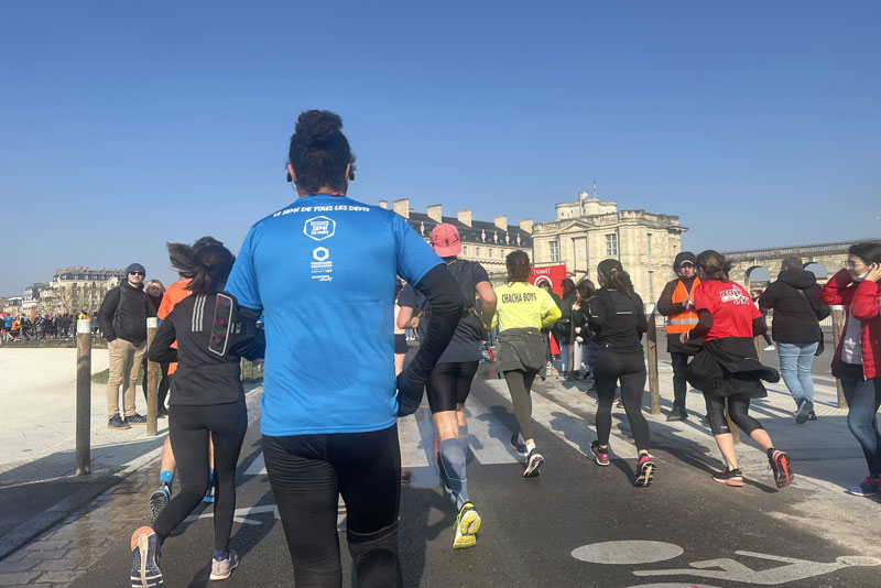 Semi-marathon de Paris, devant le Château de Vincennes, 06 03 2022, Ph. Moctar KANE.