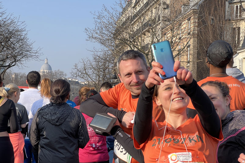 Semi-marathon de Paris, avant la course, 06 03 2022, Ph. Moctar KANE.