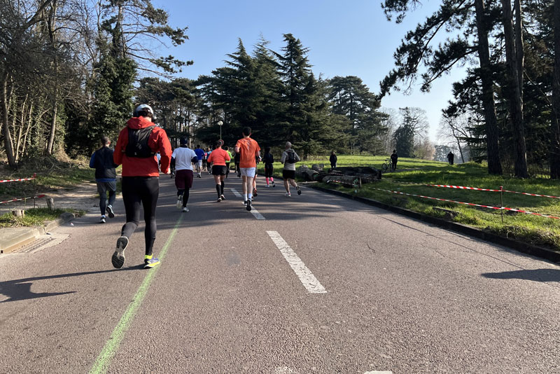 Semi-marathon de Paris, dans le Bois de Vincennes, 06 03 2022, Ph. Moctar KANE.