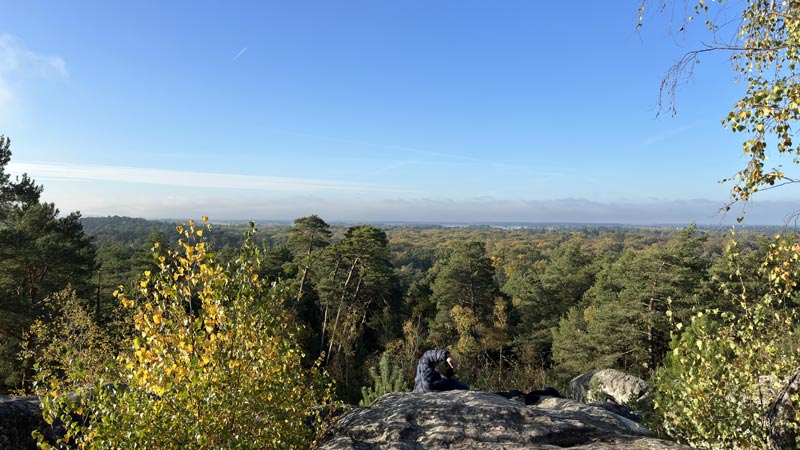 A Apremont, randonnée d'automne à Fontainebleau, 11 2022, Ph. M. KANE.